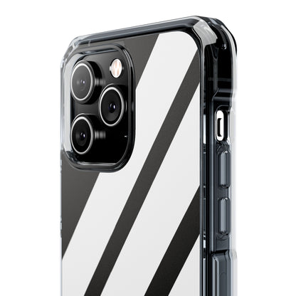 Monochrome Diagonal Symmetry iPhone Case - Impact