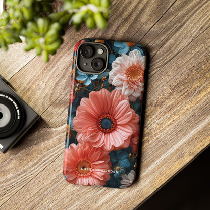 Surreal Floral Harmony iPhone 15 - Tough Phone Case