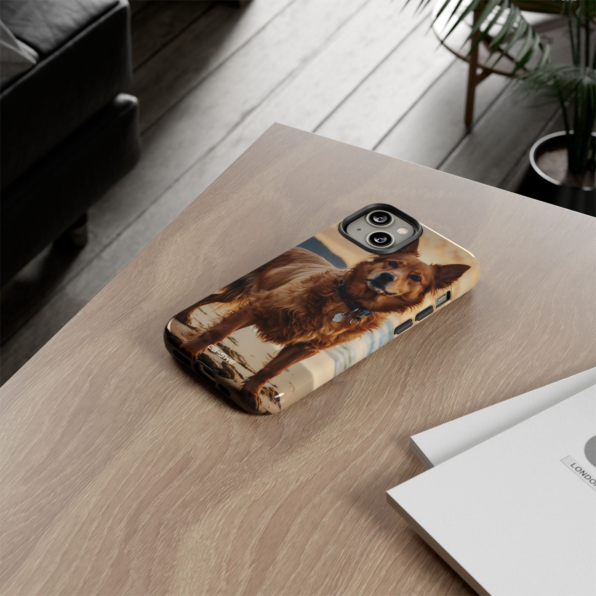 Golden Dog Plays - iPhone Case