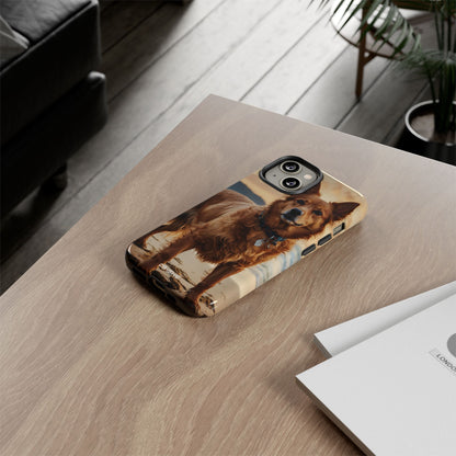Golden Dog Plays - iPhone Case