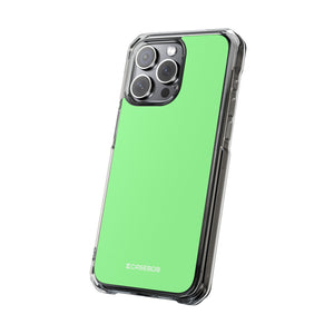 Pale Green | Phone Case for iPhone (Clear Impact Case - Magnetic)