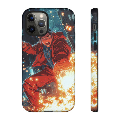 Flames Ignite Action - iPhone Case