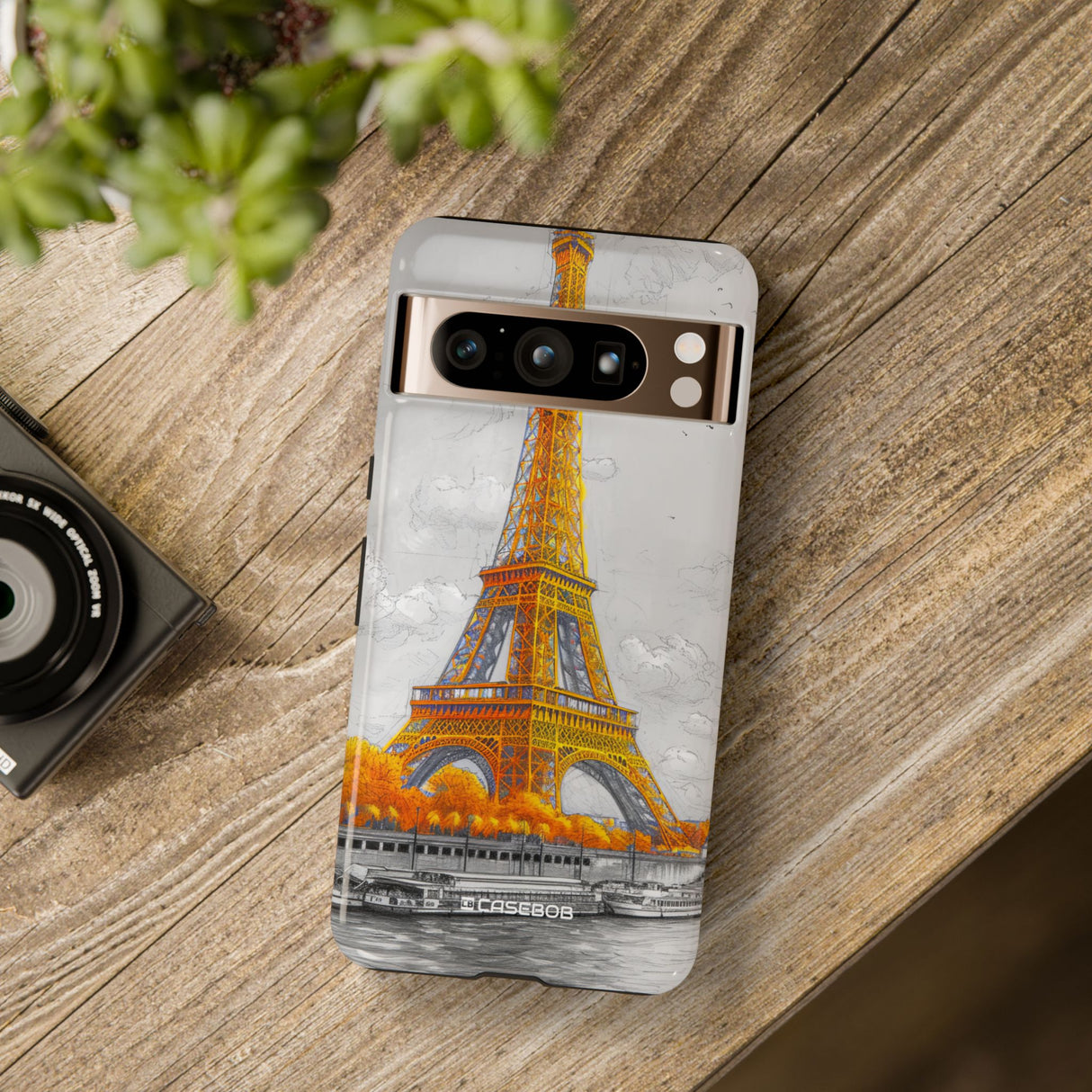 Autumnal Parisian Glow | Protective Phone Case for Google Pixel