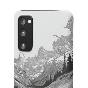 Monochrome Serenity | Slim Phone Case for Samsung