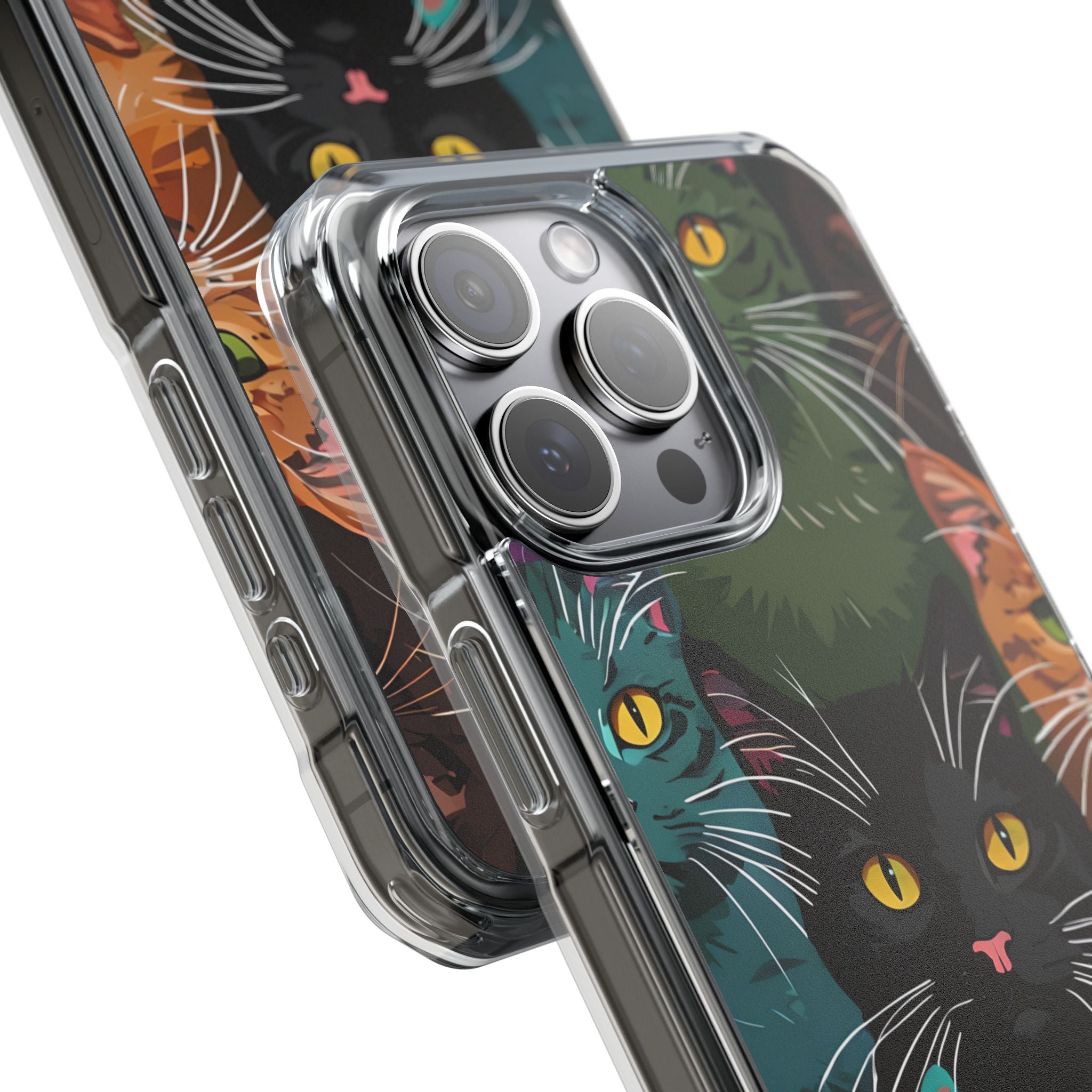 Colorful Cat Charisma iPhone Case - Impact