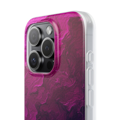 Violet Swirl iPhone 15 Pro Case - Soft