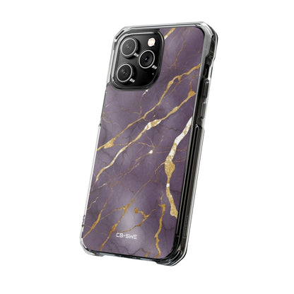 Golden Veins Flowing iPhone Case - Impact