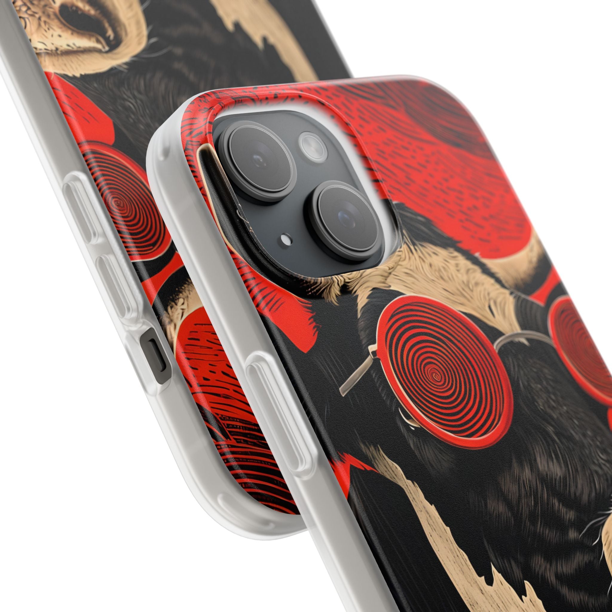 Hypnotic Cow iPhone 15 Case - Soft