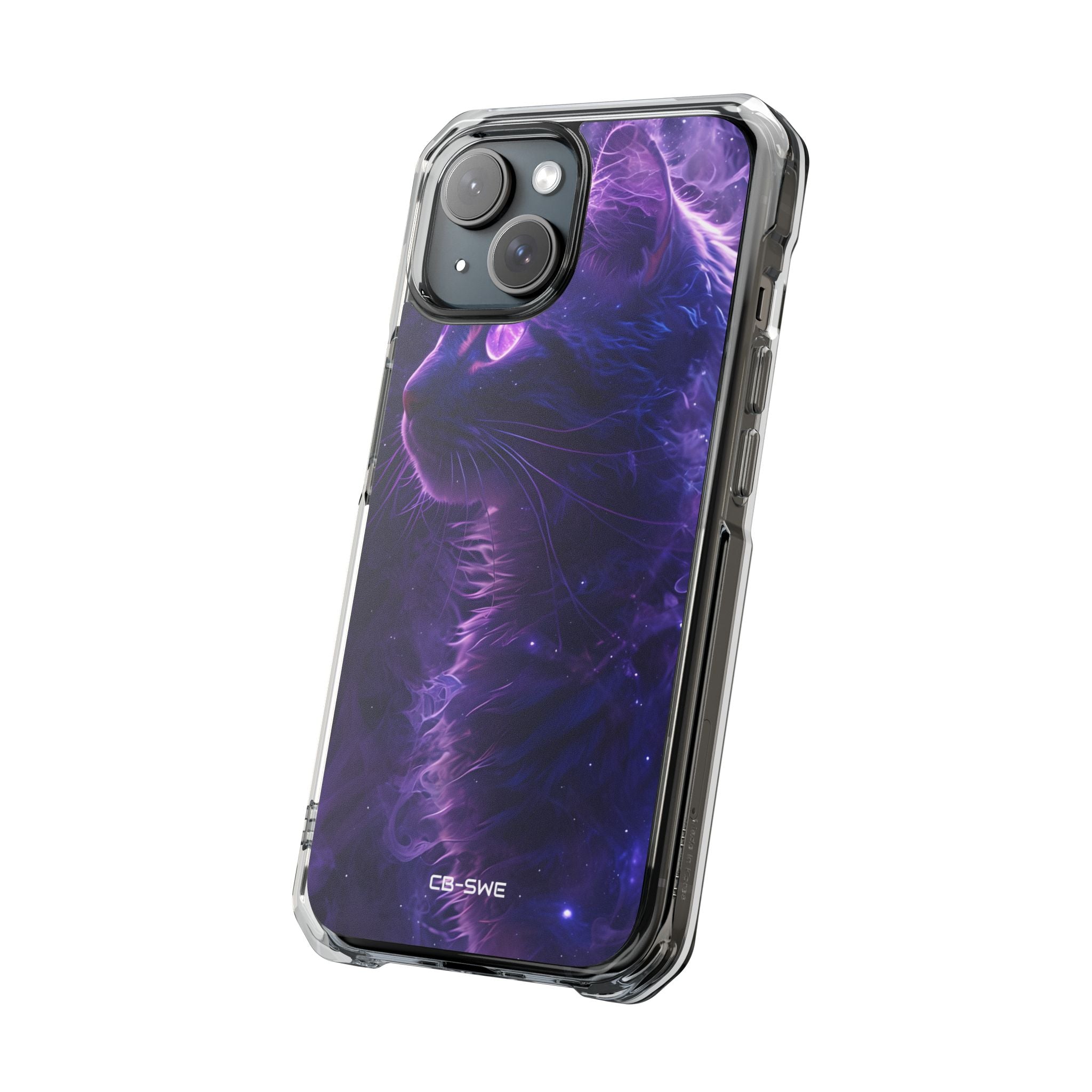 Mystical Starlit Cat iPhone Case - Impact