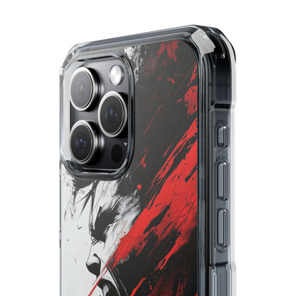 Red Energy Erupts iPhone Case - Impact