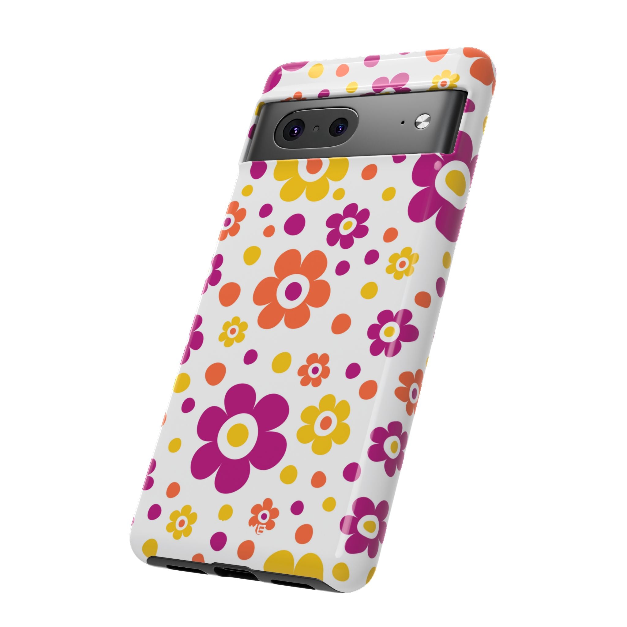 Retro Floral Playfulness - Google Pixel Case