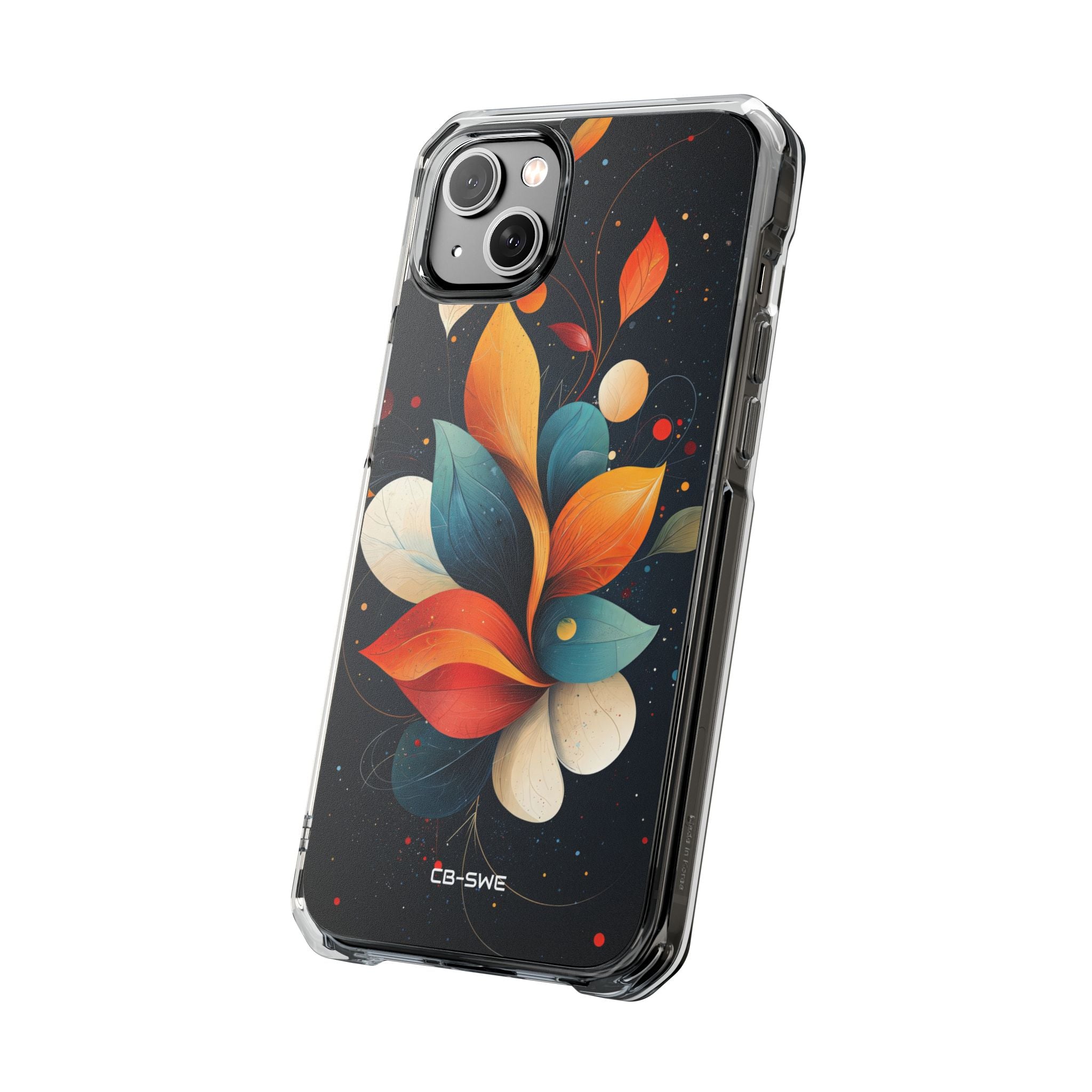 Vibrant Floral Harmony iPhone Case - Impact