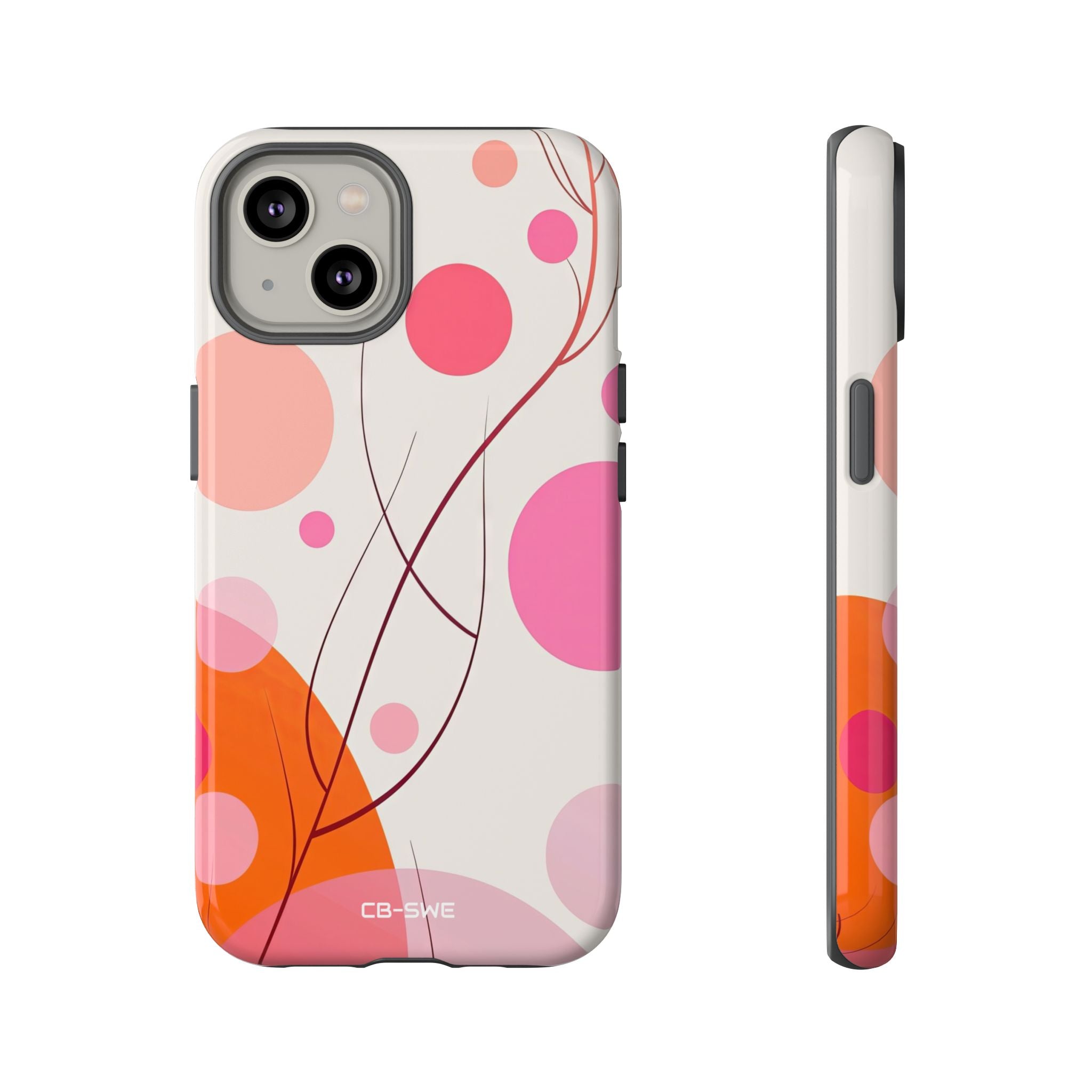 Circles Embrace Lines - iPhone Case