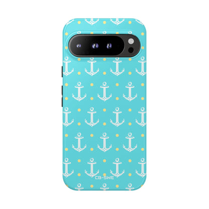 Nautical Anchors & Dots - Google Pixel Case