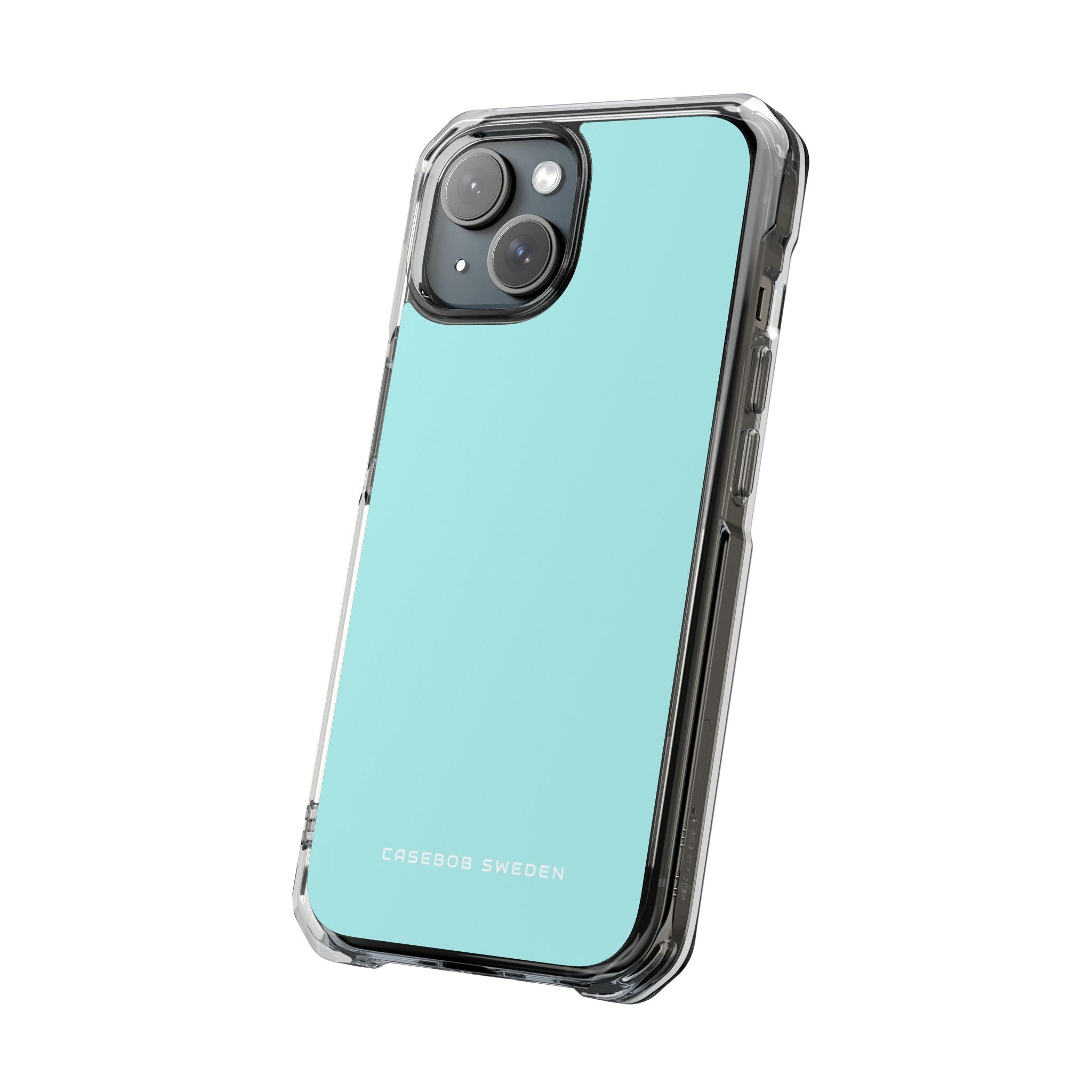 Pale Turquoise iPhone 15 - Clear Impact Phone Case