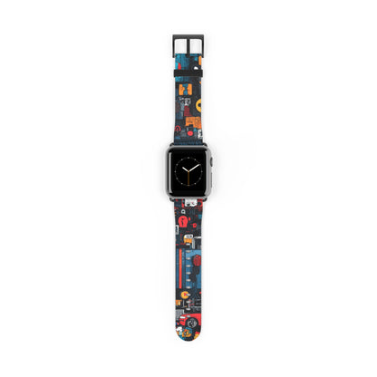 Blue Gaze Mosaic - Watch Band