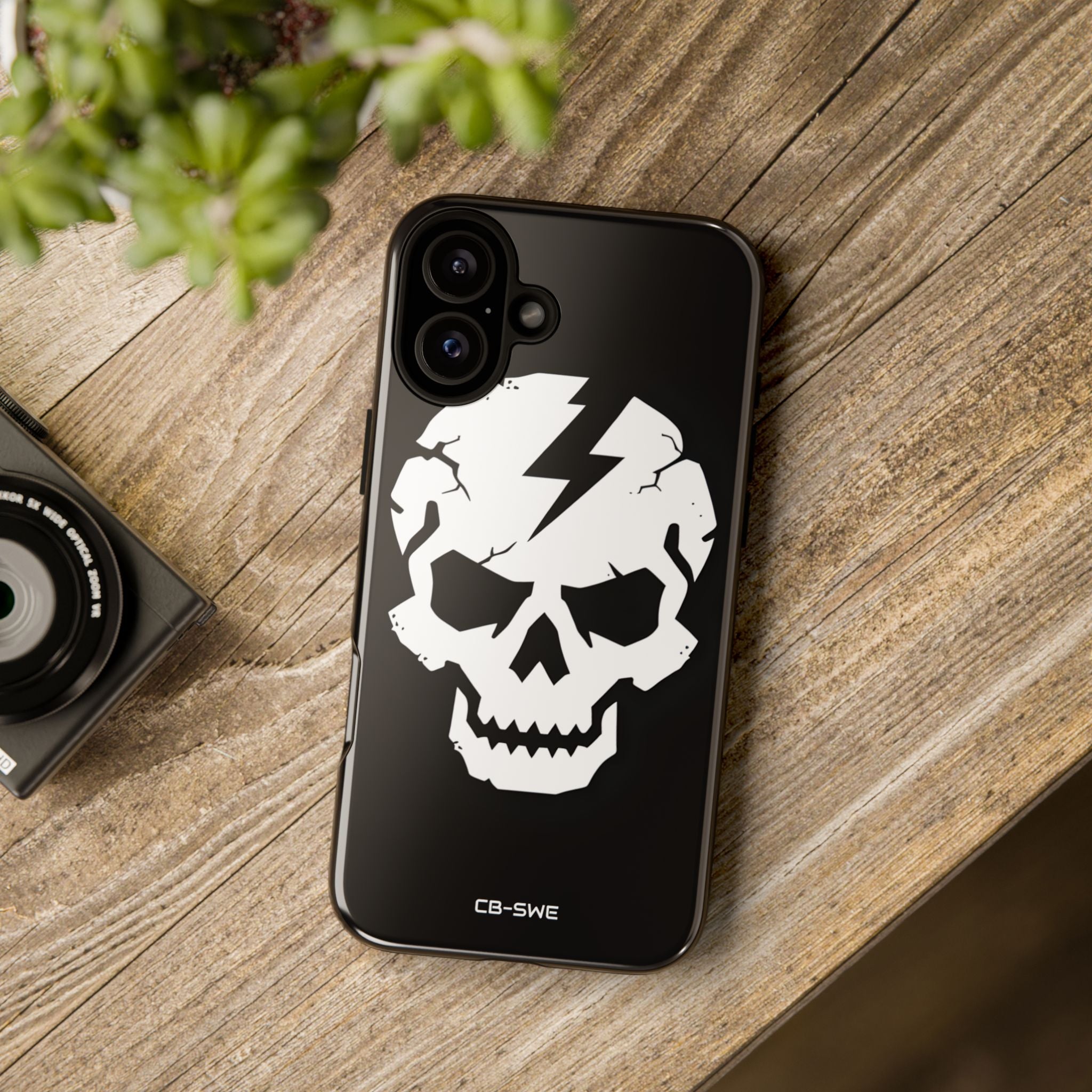 Cracked Skull Drama - iPhone Case