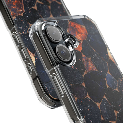 Shimmering Earth Fragments iPhone Case - Impact