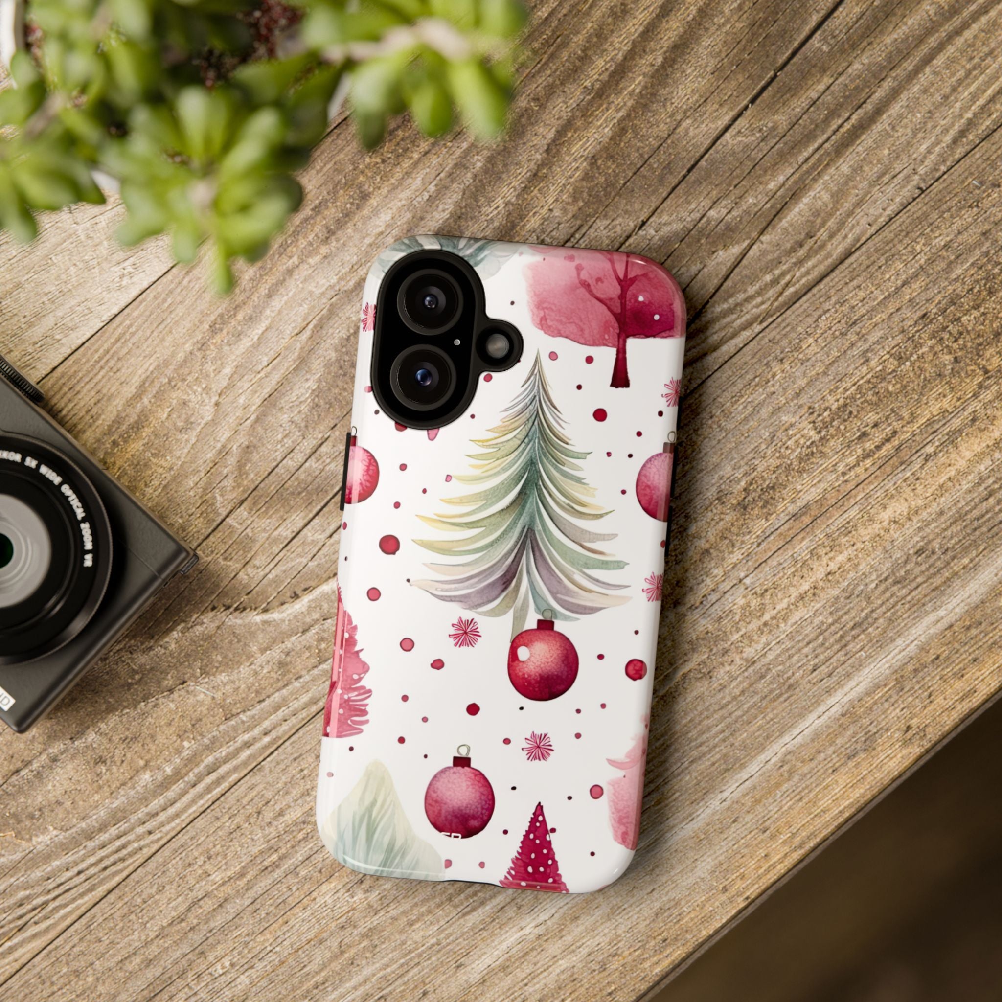 Whimsical Trees Glow - iPhone Case