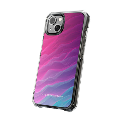 Gradient Oceanflow Waves iPhone 14 - Clear Impact Phone Case