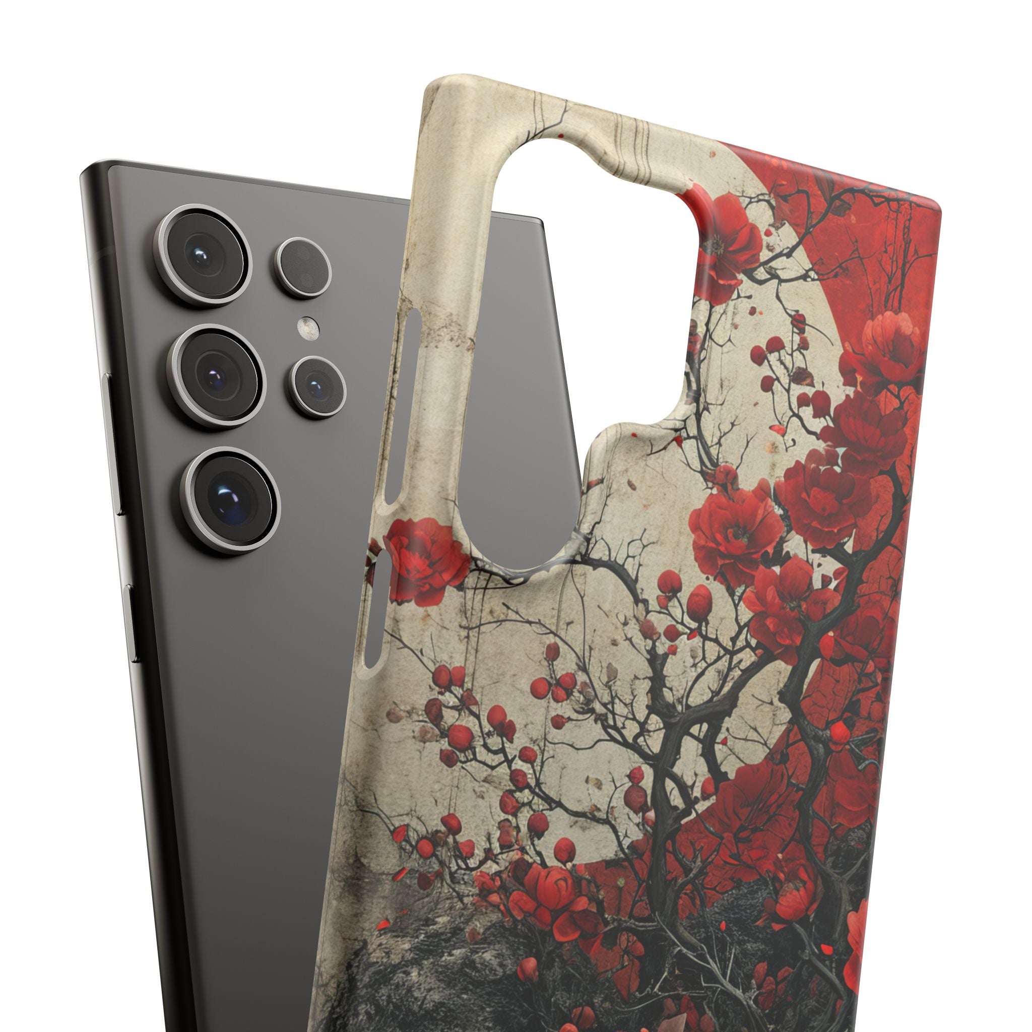 Zen Blossoms in Moonlight Samsung S24 - Slim Phone Case