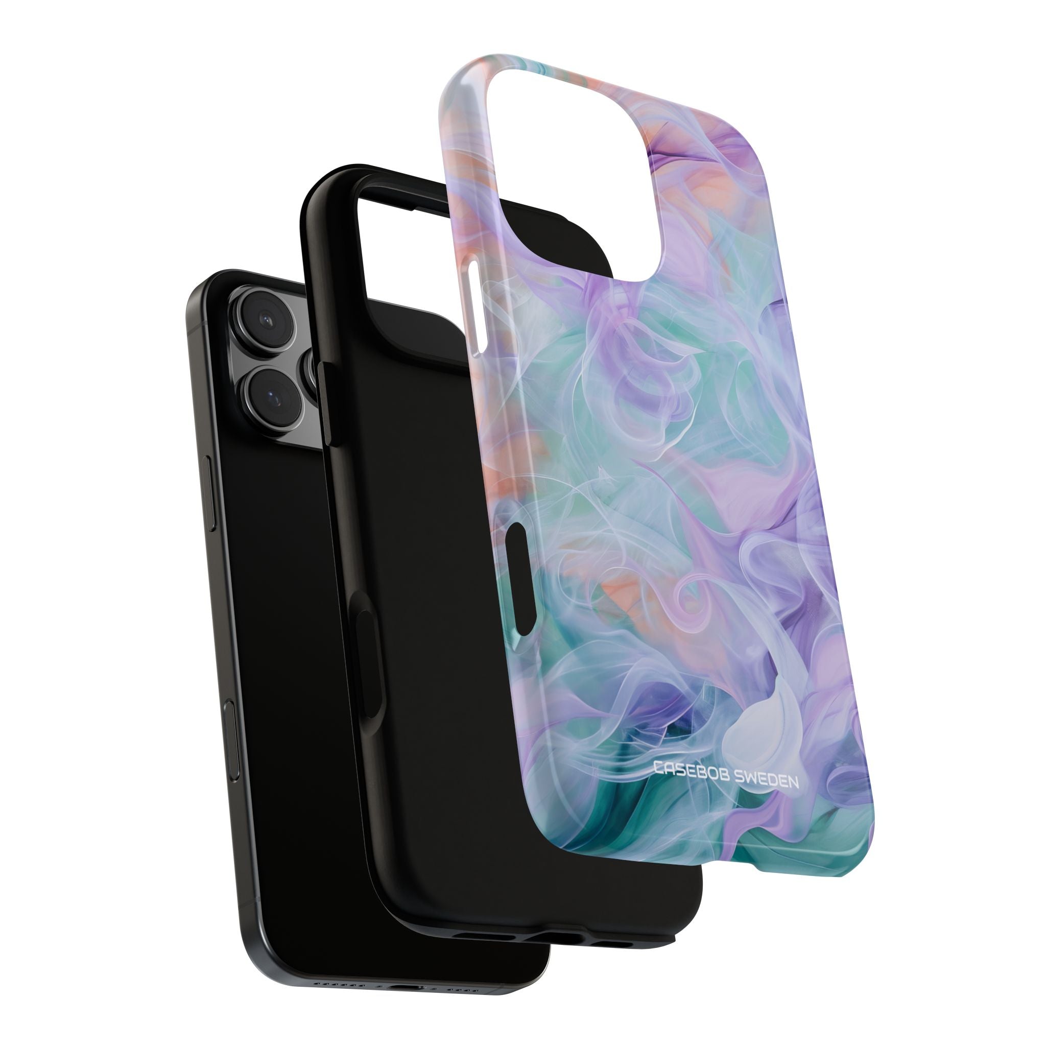 Purple Peach Whirl - Tough iPhone 16 Phone Case