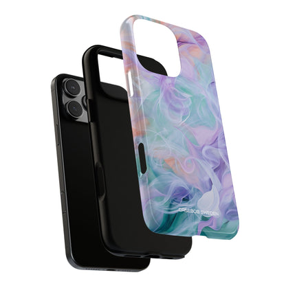 Purple Peach Whirl - Tough iPhone 16 Phone Case