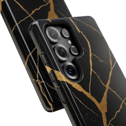 Golden Veins Twist - Samsung Case