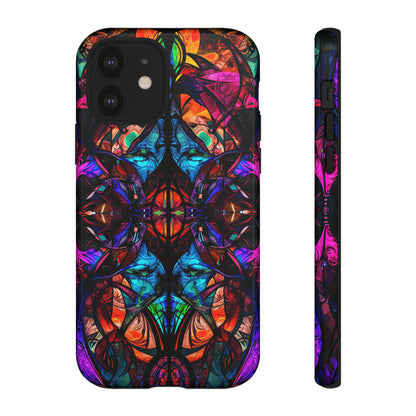 Gothic Stained Glass Splendor - Protective Phone Case