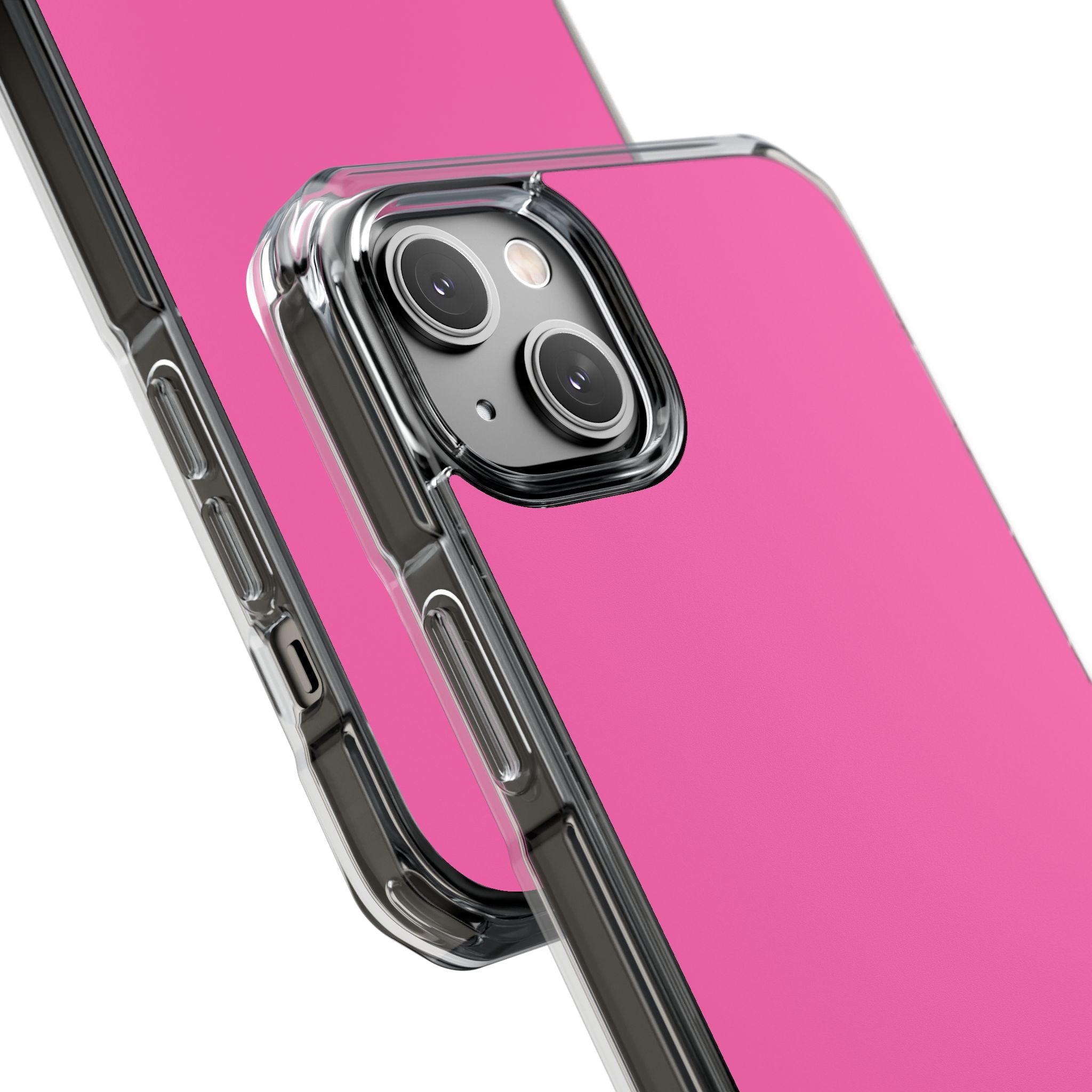 Hot Pink - Clear Impact Case for iPhone