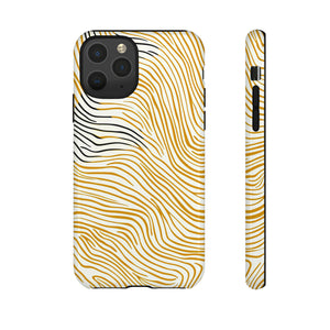 Linear Yellow Chic - Protective Phone Case