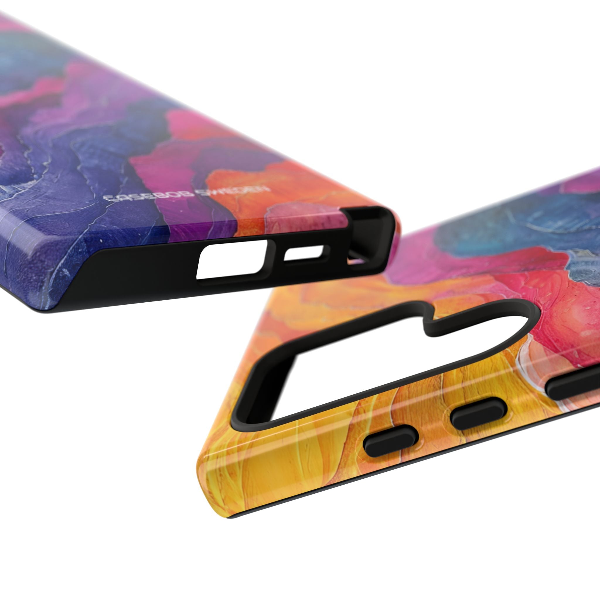 Vibrant Abstract Waves - Tough Samsung S24 Phone Case