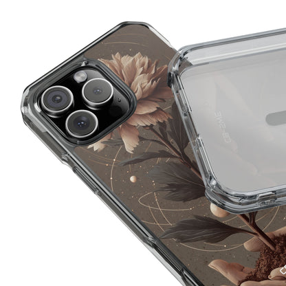 Celestial Flower Embrace iPhone Case - Impact