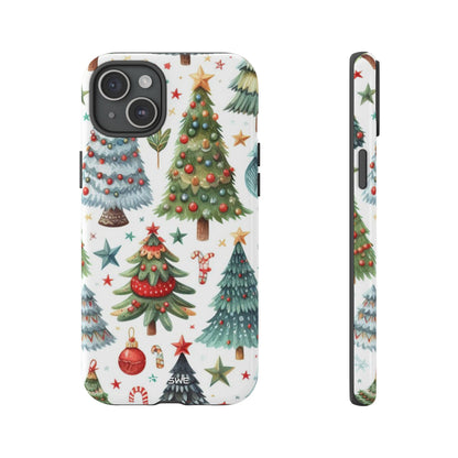 Whimsical Trees Sparkle - iPhone Case