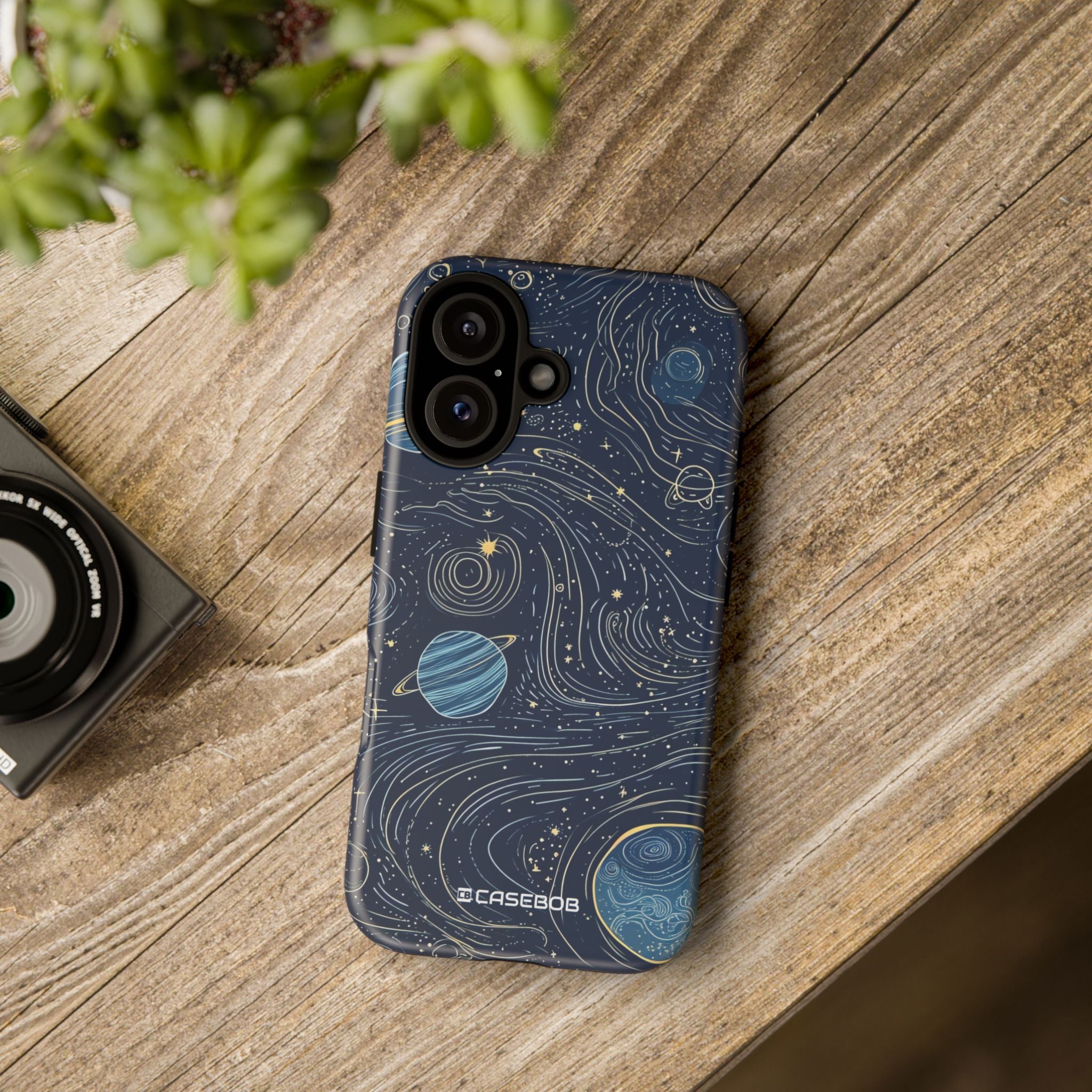 Celestial Whimsy: Hand-Drawn Universe - for iPhone 16