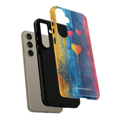 Hearts Watercolor Art - Tough Samsung S24 Phone Case