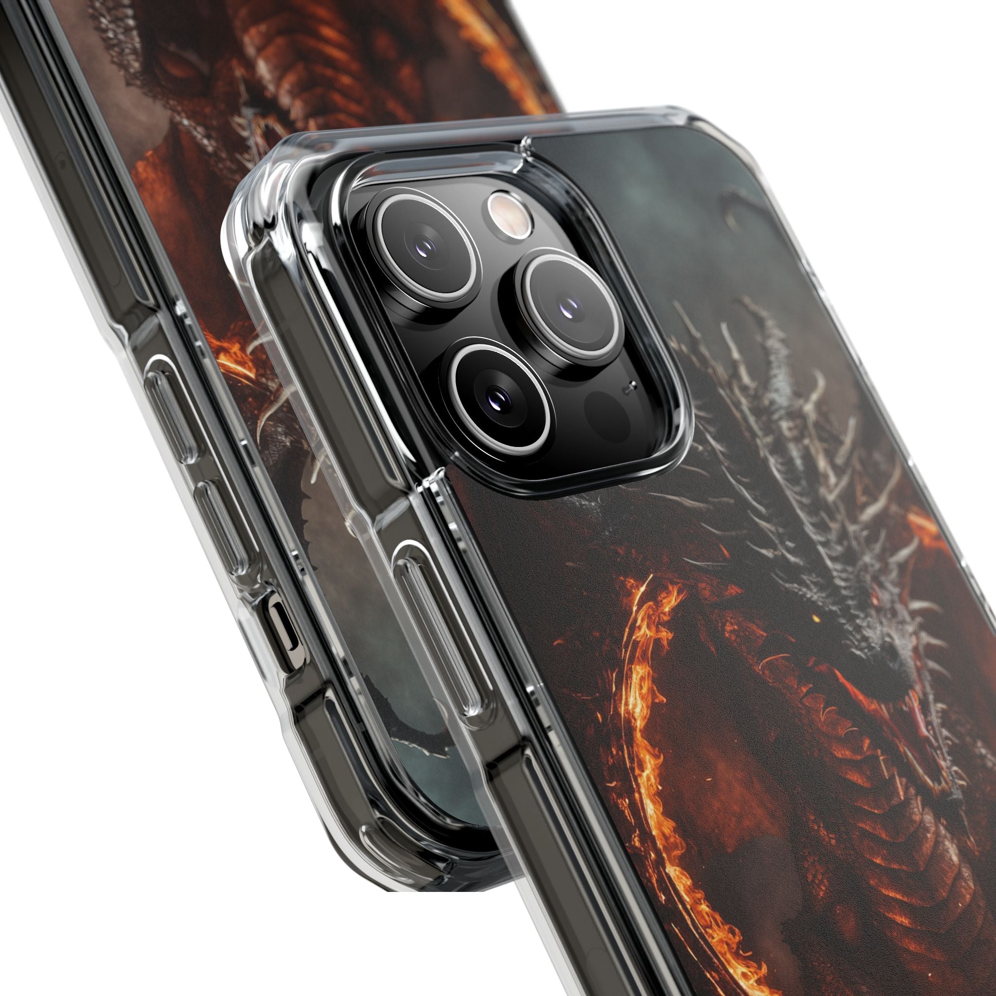 Fiery Dragon Roars iPhone Case - Impact
