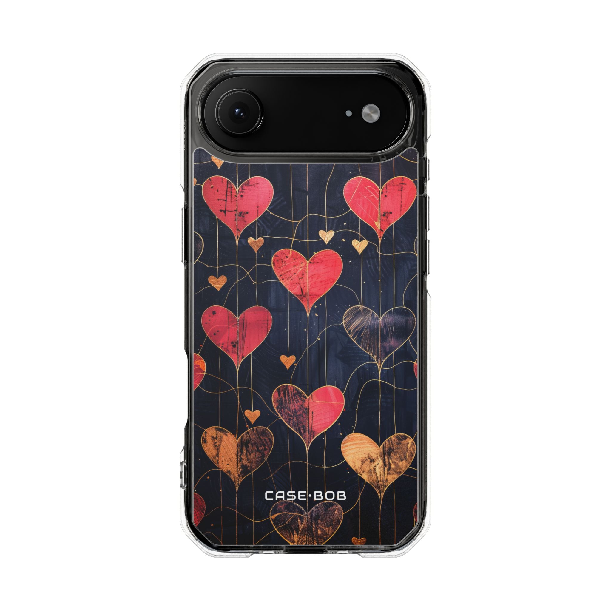 Golden Heartbeat iPhone 17 Air Case - Impact