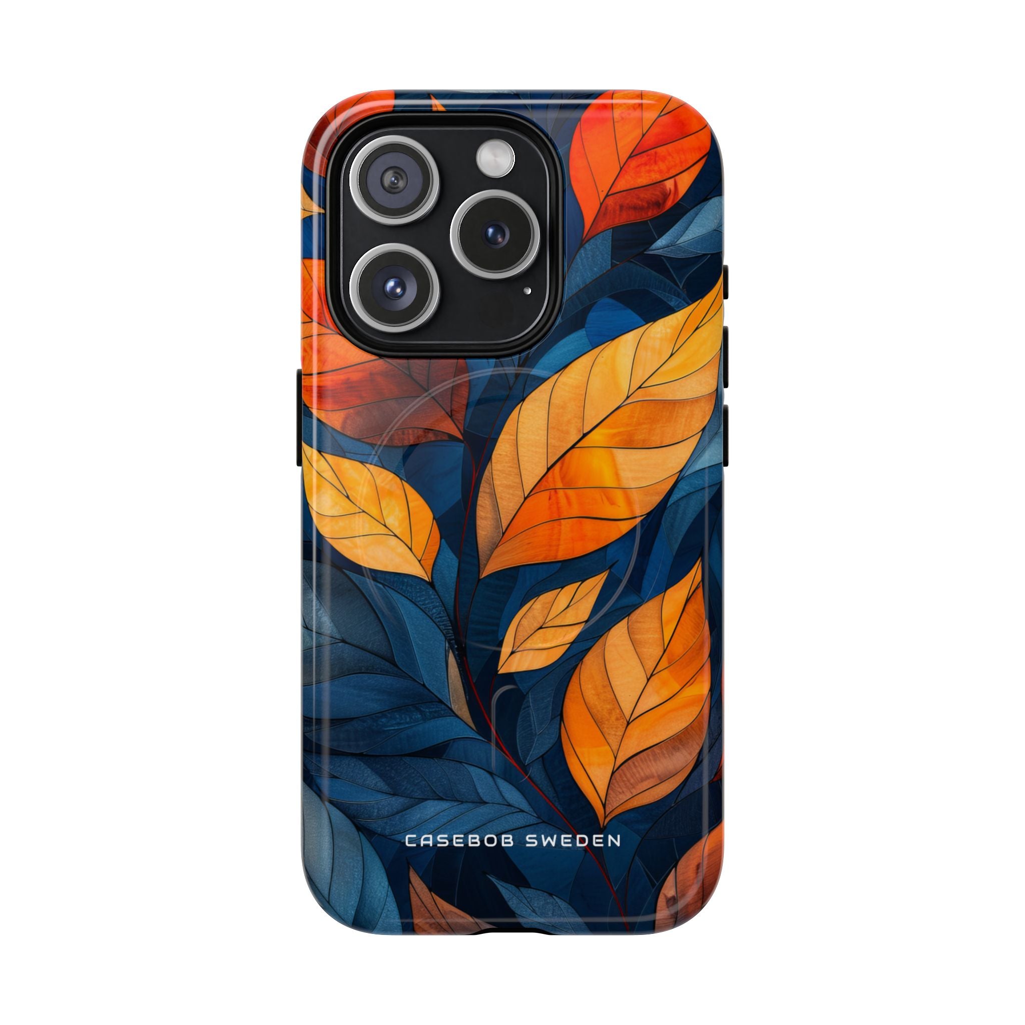 Stained Glass Blossoms iPhone 15 | Tough+ Phone Case