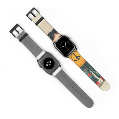 Peace Pigtails - Watch Band