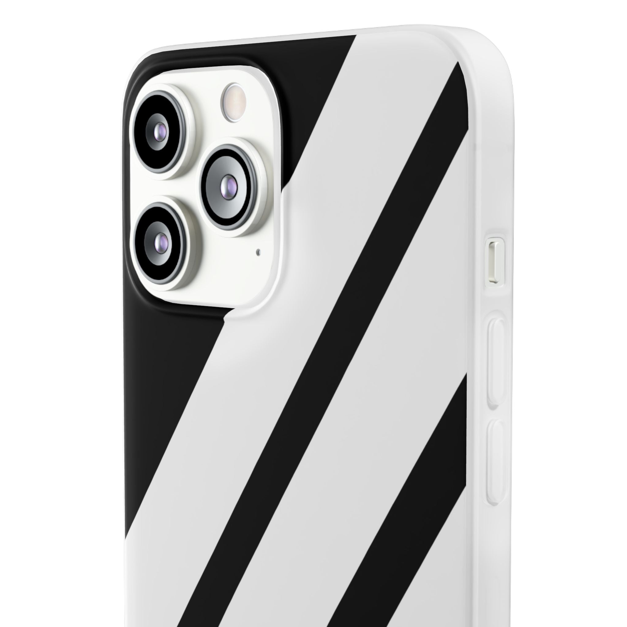 Diagonal Bands Noir iPhone 13 Pro Max - Soft