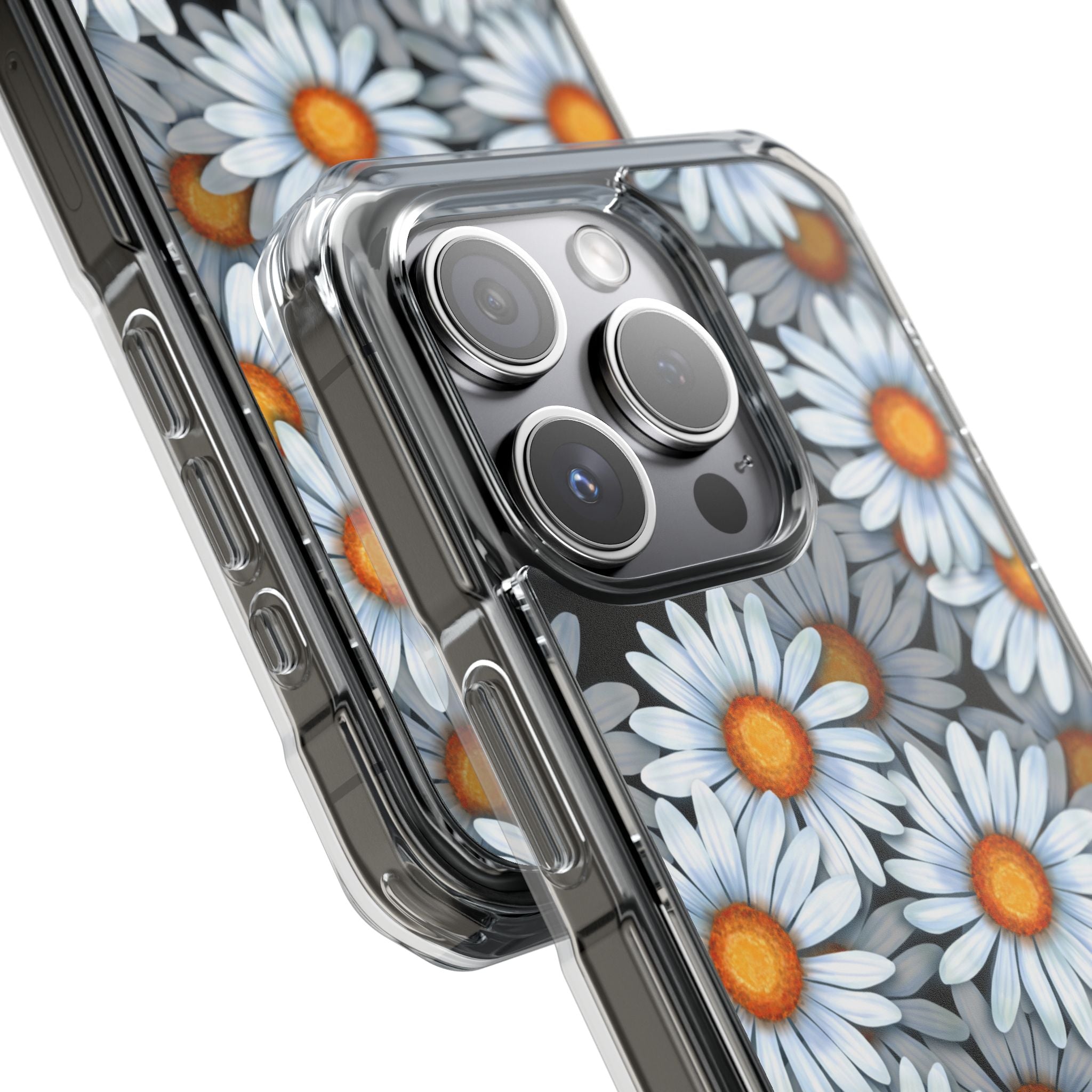 Daisies In Contrast iPhone Case - Impact
