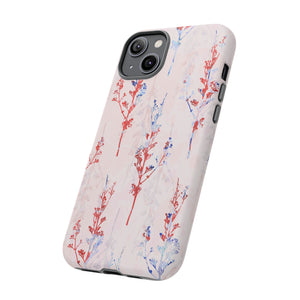 Pink Vintage Flowers - Protective Phone Case