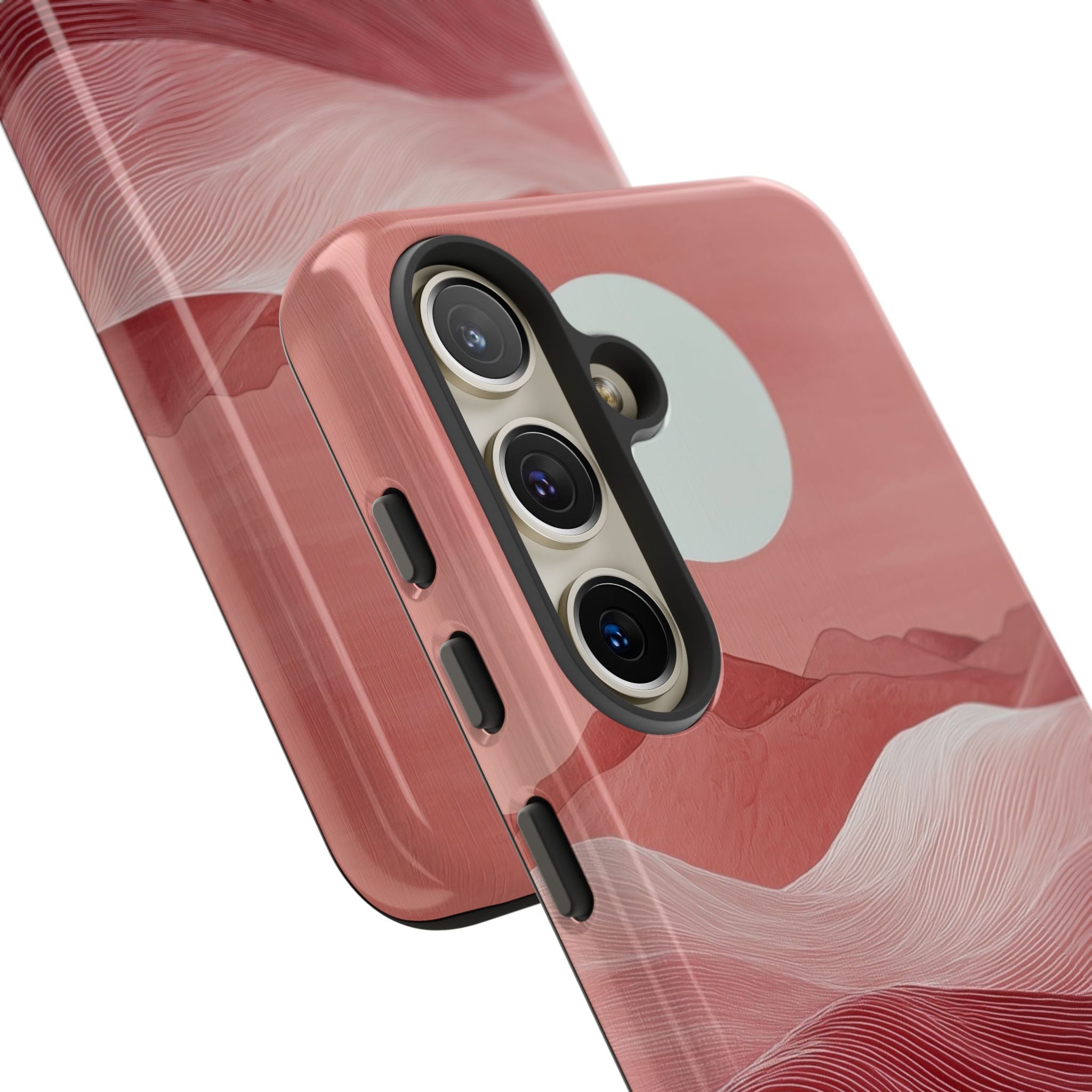 White Orb Dunes Samsung S24 Case - Tough