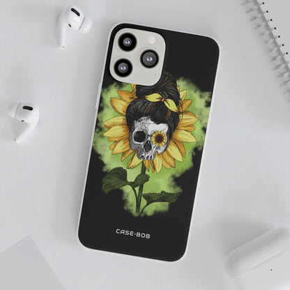 Sunflower Skull iPhone 13 Pro Max - Soft