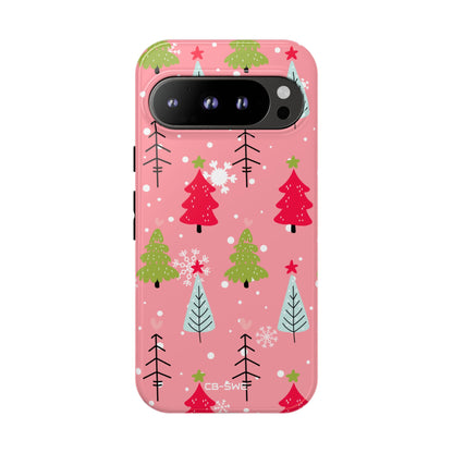 Snowflakes Dance Playfully - Google Pixel Case