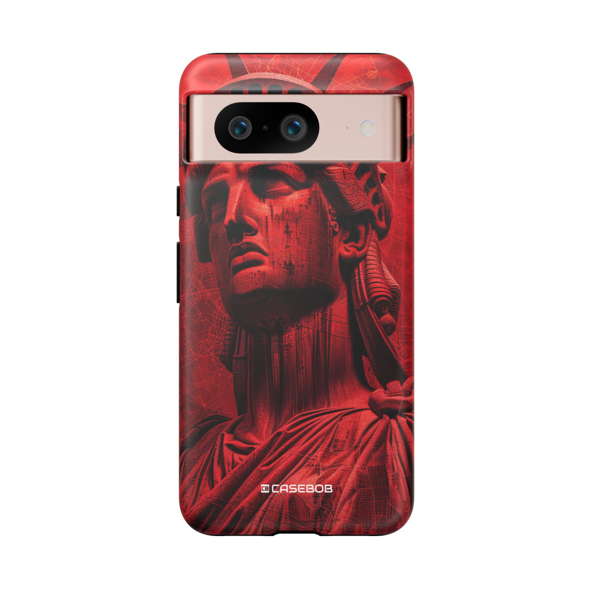 Red Liberty Revolution | Protective Phone Case for Google Pixel