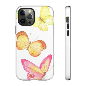 Watercolor Butterflyes - Protective Phone Case