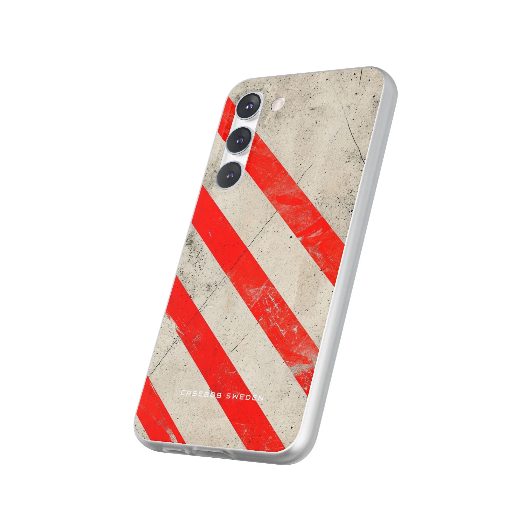 Striker Crimson Stripes Samsung S23 - Flexi Phone Case