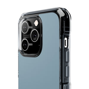 Pewter Blue | Phone Case for iPhone (Clear Impact Case - Magnetic)